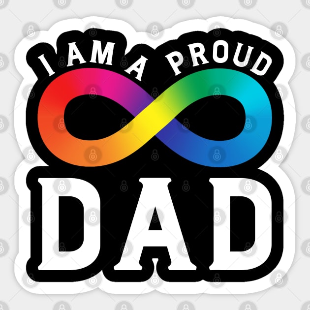 I Am A Proud Autism Dad Sticker by mia_me